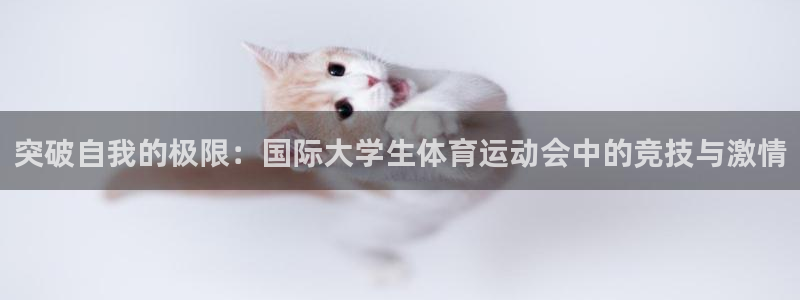 突破自我的极限：国际大学生体育运动会中的竞技与激情