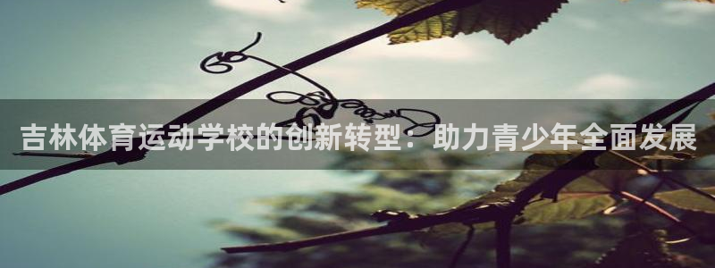 吉林体育运动学校的创新转型：助力青少年全面发展